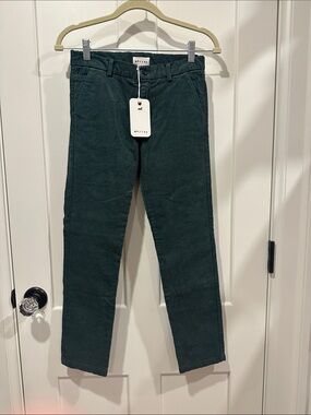 Morley Forest Green Corduroy Pants